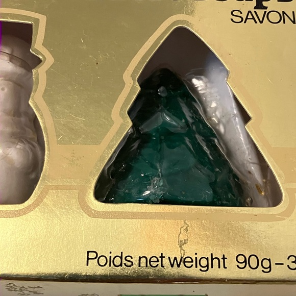 Vintage Savon Holiday Guest Soap Set 3 oz New in Package - Picture 2 of 5